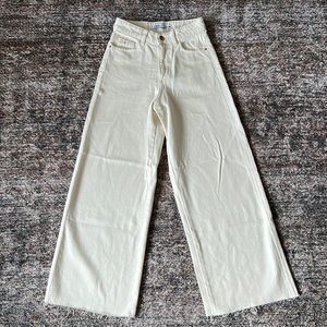 Zara Wide Leg Culotte Jeans Size 2